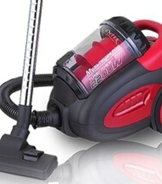 Пылесос Centek CT-2520 черный/красный, 400/2200 Вт, уборка сухая, пылесборник циклонный фильтр 2 л