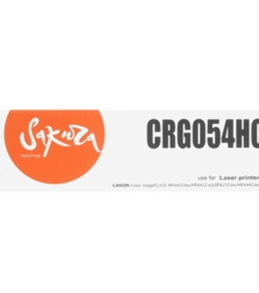 Картридж Sakura CRG054HC для Canon i-SENSYS LBP 621Cw/623Cdw, MF 641Cw/643Cdw/645Cx, голубой, 2300 к.