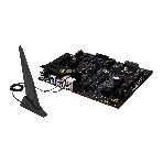 Материнская плата ASUS TUF GAMING B550-PLUS WIFI II, AM4, AMD B550, 4xDDR4, 6xSATA, 2xM.2, 1xPCI-E 3.0 x16, 1xPCI-E 4.0 x16, 3xPCI-E x1, 1xDP, 1xHDMI, 1x 2.5Gb LAN, 2xUSB-A 3.2 Gen 1, 1xUSB-A 3.2 Gen 2, 1xUSB-C 3.2 Gen 2, 3x3.5 мм, 7.1, ATX, фото2