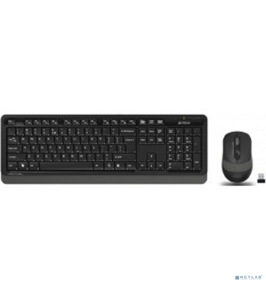 Комплект клавиатура+мышь A4Tech FStyler FG1010 беспроводной, USB, 2000 DPI, чёрный