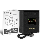 Источник бесперебойного питания ExeGate Smart LB-2000.LCD.AVR.8C13.USB (2000VA/1200W, цветной LCD, AVR, 8*C13, USB, батарея 12V 9Ah - 2 шт., металлический корпус, Black), фото10