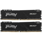 Оперативная память Kingston Fury Beast, DDR4, 32GB (1x32GB), 3200MHz, CL16, DIMM, с радиатором, черный, фото7