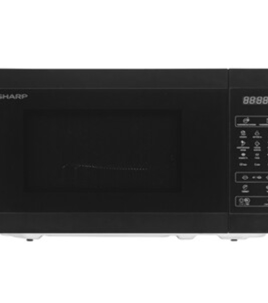 Микроволновая печь Sharp R-6800RK черный, 20 л, 800 Вт, переключатели - сенсор