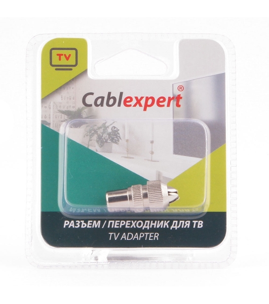 Разъем Cablexpert TVPL-03, TV (папа), блистер