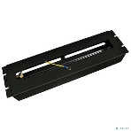 Корпус с DIN-рейкой Cabeus PS-3U-BK на 22 места, 19 дюймов, 3 юнита, цвет черный (RAL 9004), фото 1