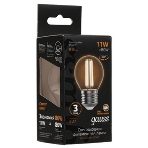 Лампа филам. Gauss Filament 11Вт цок.:E27 груша св.свеч.бел.нейт. (упак.:10шт) (22221), фото13