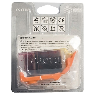 Картридж струйный Cactus CS-CLI8M пурпурный (12 мл) для Canon Pixma MP500, MP510, MP520, MP530, MP600, MP800, MP810, MP830, MP970, MX700, 850, iP3300, iP3500, iP4200, iP5200, iP5300, iP6600D, iP6700D, iX4000, iX5000, Pro 9000