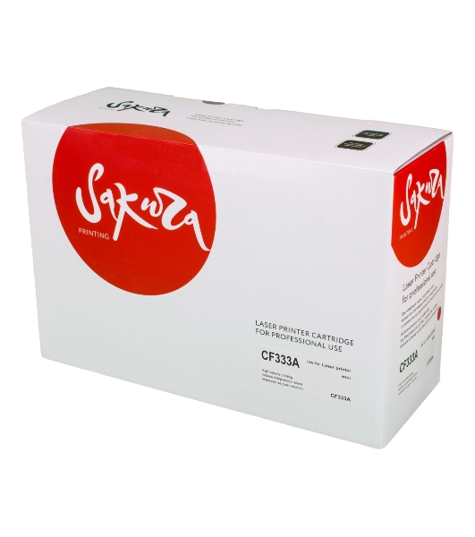 Картридж лазерный Sakura CF333A для HP LJ M651, M651DN, M651N, M651Xh, пурпурный, 15 000 к.