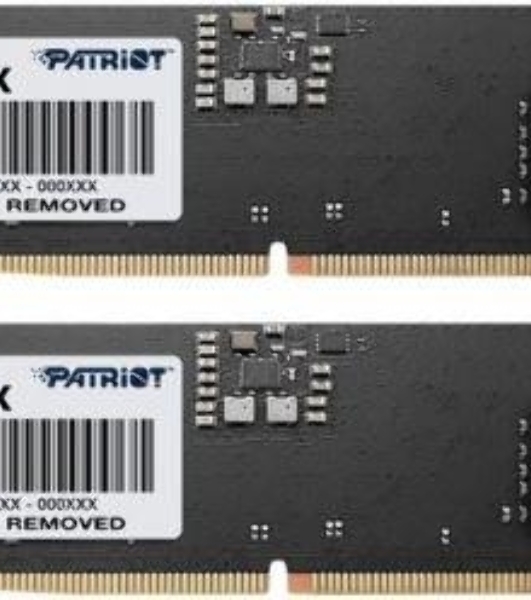 Оперативная память Patriot Signature, DDR5, 32GB (2x16 GB), 4800 MHz, CL40, DIMM