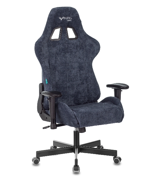 Кресло Бюрократ VIKING KNIGHT LT27 FABRIC синий, ткань, 120 кг, механизм качания