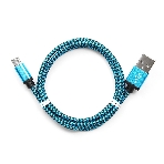 Кабель Gembird USB 2.0 Cablexpert AM/microBM 5P, 1м, нейлоновая оплетка, алюминиевые разъемы, синий, пакет, фото3