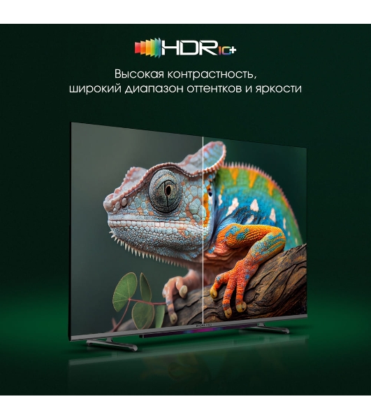 Телевизор Digma 55' Pro 55L черный QLED UHD 120Hz GoogleTV