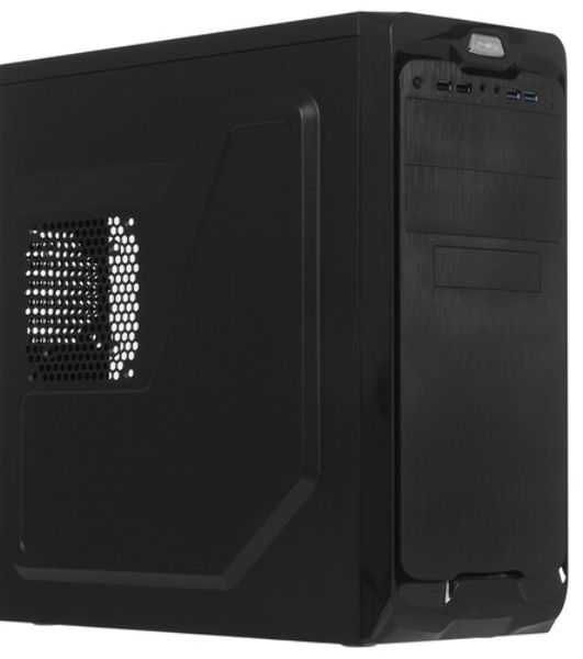 Компьютерный корпус Miditower ExeGate EX287030RUS UN-604-UN600 (ATX, БП UN600 с вент. 12см, 2*USB+2*USB 3.0, аудио, черный)