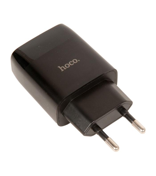 Сетевое зарядное устройство QC 3.0/ HOCO HC-32507 C72Q/ 1 USB/ Выход: 5V_9V_12V, 18W, черный