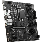Материнская плата MSI PRO B760M-P DDR4, LGA 1700, Intel B760, 4xDDR4, 4xSATA, 2xM.2, 1xPCIe 4.0 x16, 2xPCIe 3.0 x1, 1xHDMI, 1xDP, 1xVGA, 1x1Gb LAN, 4xUSB-A 2.0, 1xUSB-A 3.2 Gen 1, 1xUSB-C 3.2 Gen 2, 3x3.5 мм, 7.1, mATX, фото3