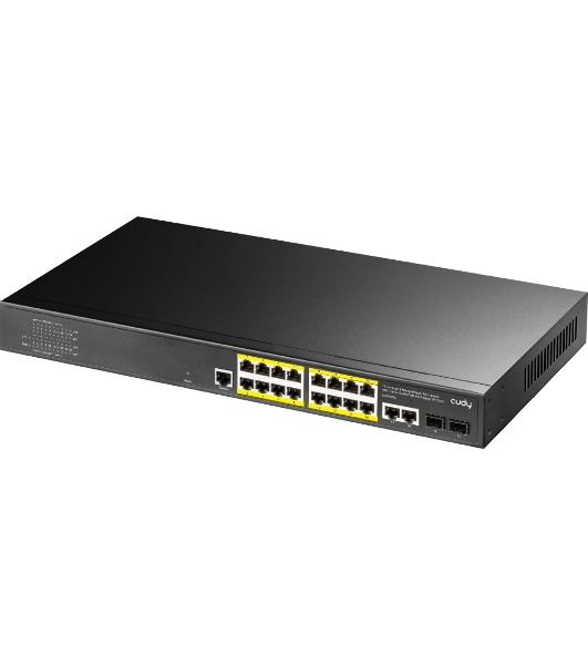Коммутатор Cudy GS2018PS2-200W, 16×1 Гбит/с, 2×1 Гбит/с SFP