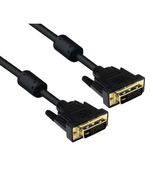 Кабель DVI dual link 1.8м ExeGate, позолоченные контакты