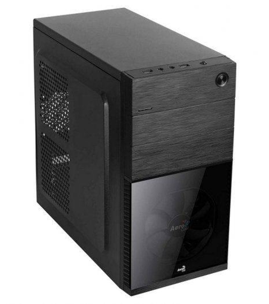 Компьютерный корпус Aerocool/Formula Cs-105 Blue (mATX, без БП, 1x USB3.0, 1x USB2.0, 1x 12cm blue LED front fan)