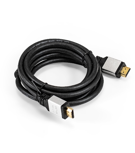Кабель HDMI ExeGate EX-CC-HDMI8K-2.0 (19M/19M, v2.1, 2м, 8K UHD, Ethernet, позолоченные контакты)