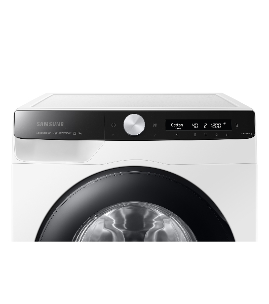 Стиральная машина Samsung WW80AG6S28AELD белый, загрузка фронтальная 8 кг, 1200 об/мин, класс A