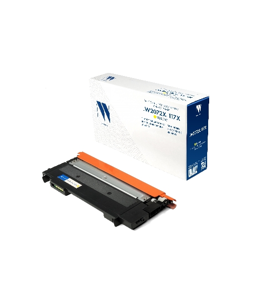 Картридж NVPrint совместимый NV-W2072XT 117X Yellow для HP Color LJ 150/150A/150NW/178NW/179MFP (1300k)