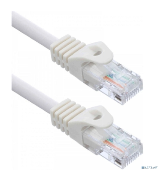 Патч-корд ACD-LPU5C-30W сat.5e UTP 24AWG 4Pair, 7/0.18мм CU белый, 3.0м