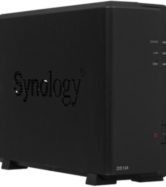 СХД SYNOLOGY настольное исполнение 1BAY NO HDD DS124