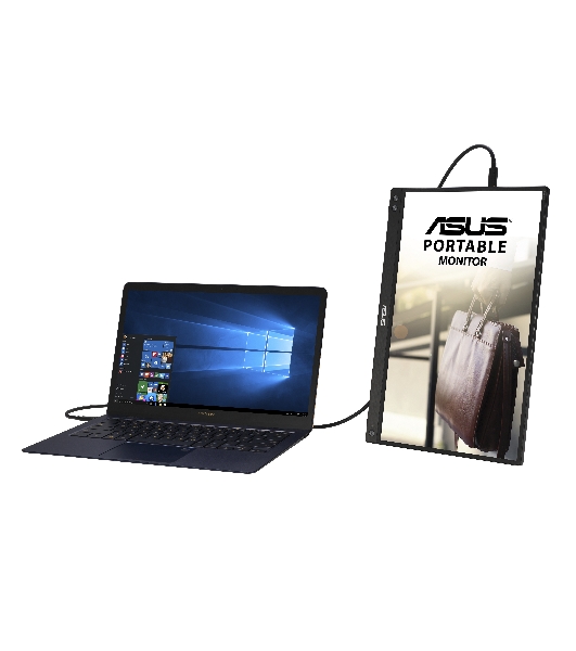 Монитор 15.6' ASUS ZenScreen MB16ACV IPS 1920x1080, 60 Гц, 5 мс, 16:9, 250 кд/м2, 1xUSB-C, темно-серый/черный