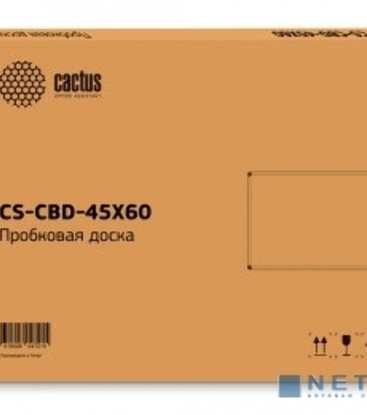Демонстрационная доска Cactus CS-CBD-45X60 пробковая 45x60 см, алюминиевая рама