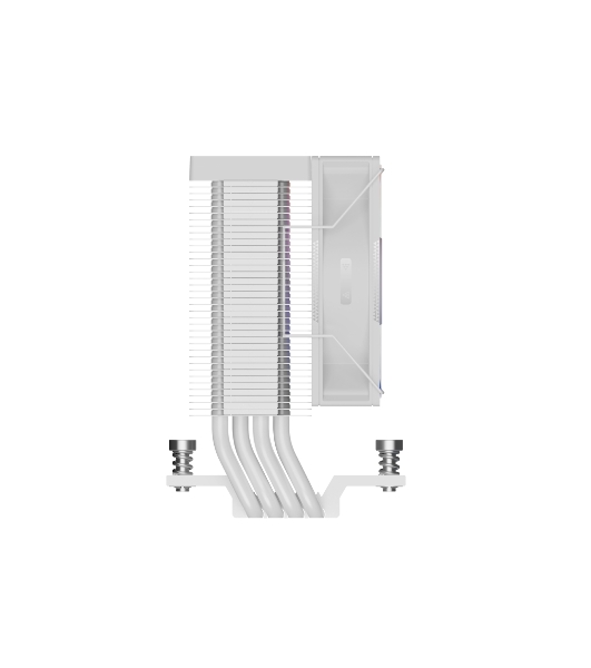 Кулер PCCooler R400 ARGb белый 92мм алюминий+медь 2200rpm 30db 4-pin 180W 133мм