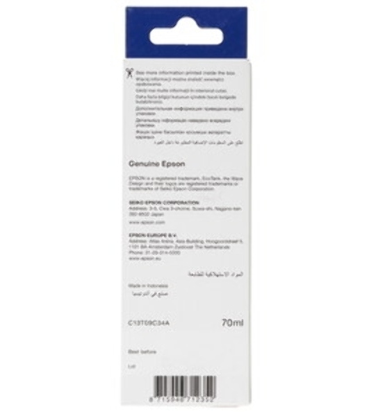 Контейнер с пурпурными чернилами Epson C13T09C34A