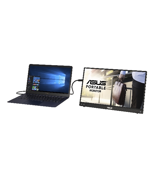 Монитор 15.6' ASUS ZenScreen MB16ACV IPS 1920x1080, 60 Гц, 5 мс, 16:9, 250 кд/м2, 1xUSB-C, темно-серый/черный