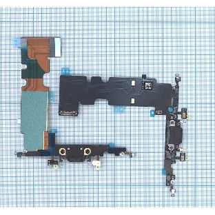 Шлейф разъема питания для iPhone 8 Plus черный