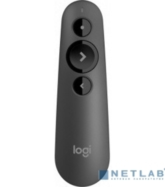 Презентер Logitech R500s Graphite черный, Bluetooth + 2.4 GHz, USB-ресивер, 3 программируемых кнопки, лазерная указка