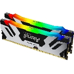 Оперативная память Kingston Fury Renegade, DDR5, 96Gb (2x48Gb), 6400MHz, CL32, DIMM, с радиатором, RGb, серебристый, фото8