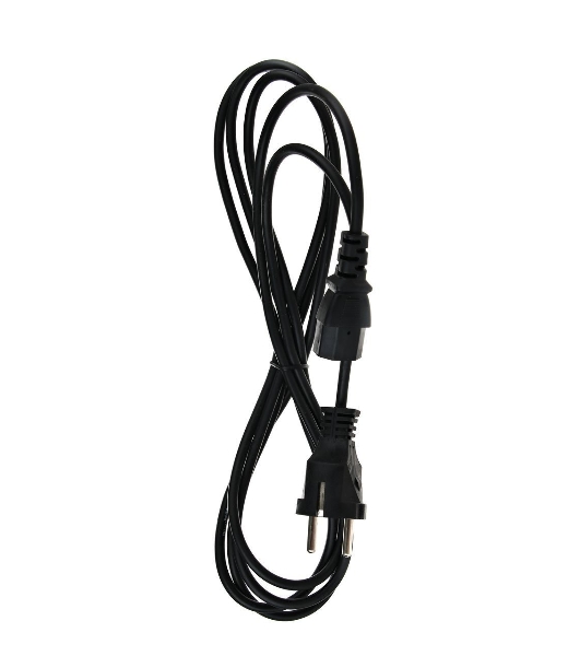 Кабель компьютер - розетка 3 м 220V (Европейский стандарт) VCOM/TELECOM