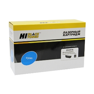Расходные материалы Hi-Black CE251A CYAN Картридж Hi-Black для HP CLJ CP3525/3530 CM3525/3530 ресурс 7000 стр. с чипом