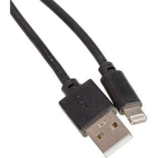 Кабель USB (m)-Lightning (m) 2м черный