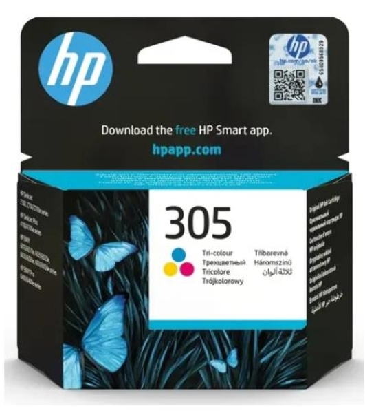 Картридж струйный HP 305 3YM60AE многоцветный (100 стр.) (2мл) для HP DJ 2320/2710/2720