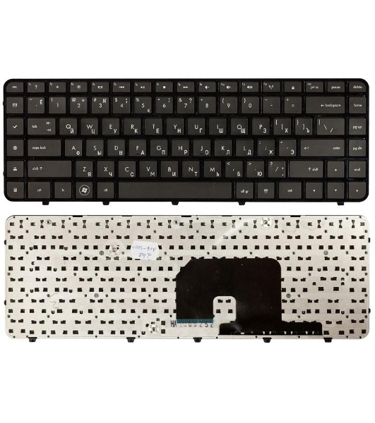 Клавиатура для ноутбука HP Pavilion DV6-3000 черная с рамкой