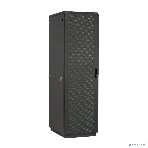 Шкаф телекоммуникационный напольный 42U (600x1000) дверь перф. 2шт, черный, фото14