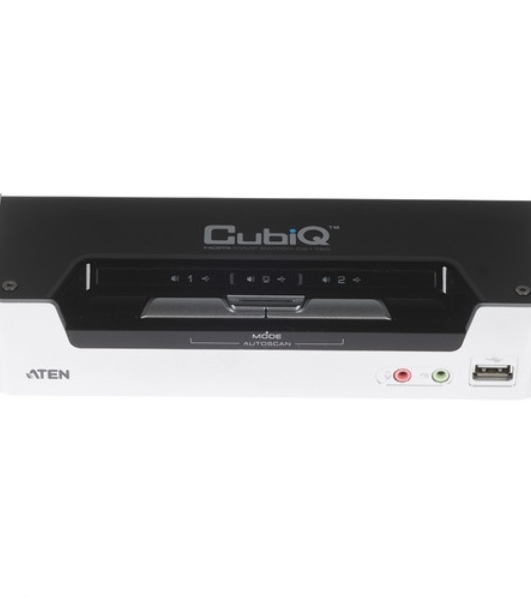 Переключатель KVM ATEN CS1792-AT-G 2-х портовый USB 2.0 HDMI KVMP