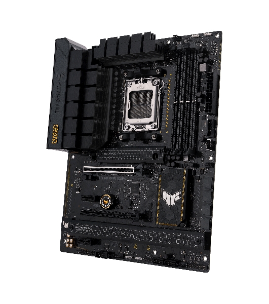 Материнская плата ASUS TUF GAMING B650-PLUS, AM5, AMD B650, 4xDDR5, 4xSATA, 3xM.2, 1xPCI-E 4.0 x16, 1xPCI-E 4.0 x4, 2xPCI-E x1, 1xHDMI, 1xDP, 1x 2.5Gb LAN, 2xUSB-A 3.2 Gen 2, 1xUSB-A 3.2 Gen 2x2, 1xUSB-C 3.2 Gen 2, 5x3.5 мм, 7.1, ATX