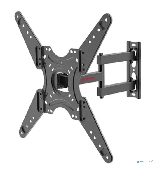 Кронштейн Arm media LCD-405 черный, Кр. стал. наст. для TV 26'-60', max 40 кг, 4 ст св., нак. +5°-10°, пов. ±90°, от ст. 82-362 мм, max VESA 400x400 мм.