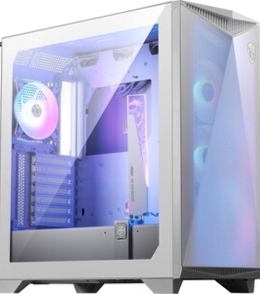 Компьютерный корпус MSI MPG GUNGNIR 300R AIRFLOW White, Midi Tower, EATX,2xUSB 3.2 Gen 1, 1xUSB 3.2 Gen2 Type-C,4x120мм PWM ARGb Fan, ARGb+PWM Control Board, Tempered Glass Window