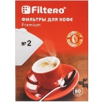 Фильтры для кофе Filtero, №2/80, белые, фото 1