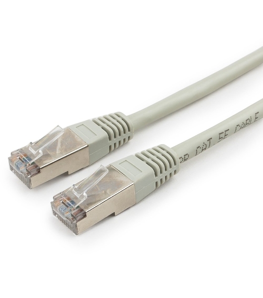 Патч-корд FTP Cablexpert cat.5e, 3м, литой, многожильный серый
