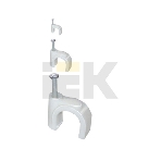 Скоба креп. круглая R10 (уп. 100 шт) IEK USK11-10-100, фото2
