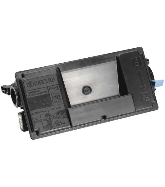 Картридж лазерный Kyocera TK-3160 (1T02T90NL0/1T02T90NL1) черный для P3045dn/P3050dn/P3055dn/P3060dn 12500 стр.