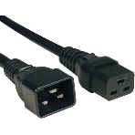 Кабель питания IEC 320 C19 - IEC 320 C20 (3x1.5), 16A, прямая вилка, 1м, черный Hyperline PWC-IEC19-IEC20-1.0-BK, фото3